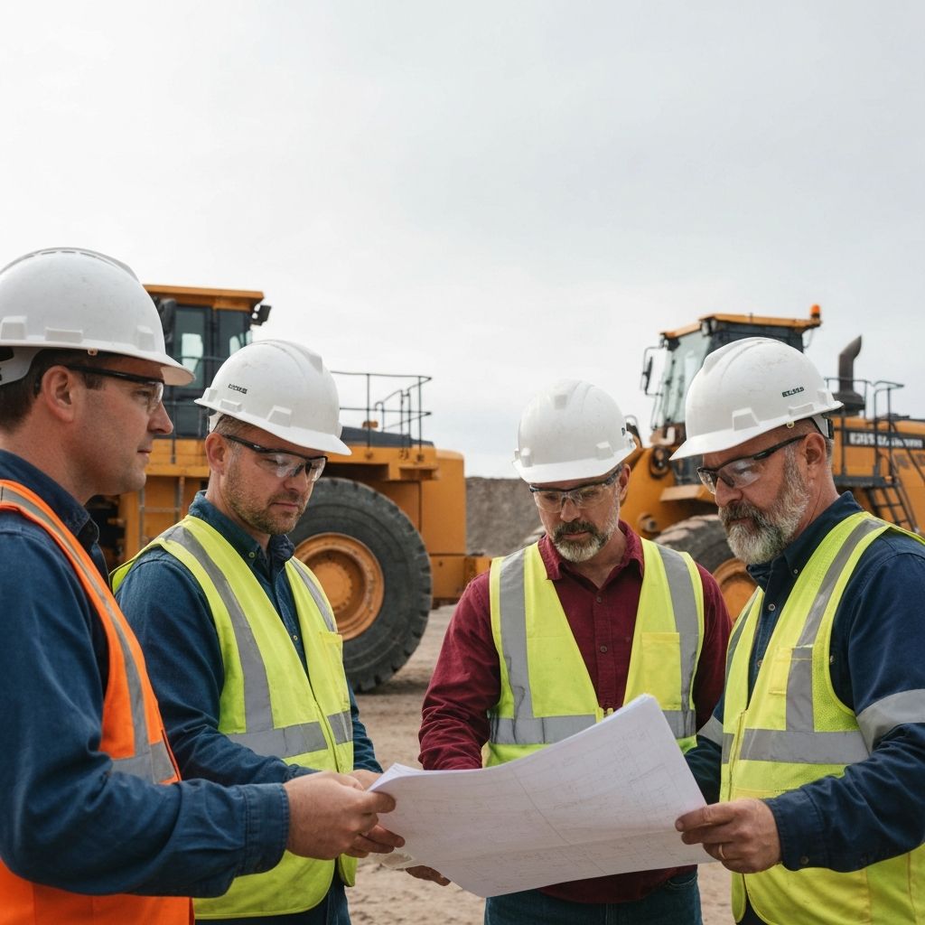 Mining operations team